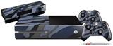 Camouflage Blue - Holiday Bundle Decal Style Skin fits XBOX One Console Original, Kinect and 2 Controllers (XBOX SYSTEM NOT INCLUDED)
