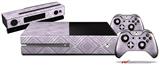 Wavey Lavender - Holiday Bundle Decal Style Skin fits XBOX One Console Original, Kinect and 2 Controllers (XBOX SYSTEM NOT INCLUDED)