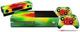 Tie Dye - Holiday Bundle Decal Style Skin fits XBOX One Console Original, Kinect and 2 Controllers (XBOX SYSTEM NOT INCLUDED)
