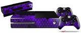 HEX Purple - Holiday Bundle Decal Style Skin fits XBOX One Console Original, Kinect and 2 Controllers (XBOX SYSTEM NOT INCLUDED)
