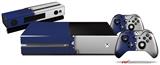 Ripped Colors Blue Gray - Holiday Bundle Decal Style Skin fits XBOX One Console Original, Kinect and 2 Controllers (XBOX SYSTEM NOT INCLUDED)