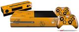 Anchors Away Orange - Holiday Bundle Decal Style Skin fits XBOX One Console Original, Kinect and 2 Controllers (XBOX SYSTEM NOT INCLUDED)