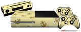 Anchors Away Yellow Sunshine - Holiday Bundle Decal Style Skin fits XBOX One Console Original, Kinect and 2 Controllers (XBOX SYSTEM NOT INCLUDED)