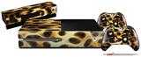 Fractal Fur Leopard - Holiday Bundle Decal Style Skin fits XBOX One Console Original, Kinect and 2 Controllers (XBOX SYSTEM NOT INCLUDED)