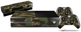 WraptorCamo Digital Camo Timber - Holiday Bundle Decal Style Skin fits XBOX One Console Original, Kinect and 2 Controllers (XBOX SYSTEM NOT INCLUDED)