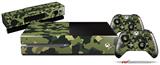 WraptorCamo Old School Camouflage Camo Army - Holiday Bundle Decal Style Skin fits XBOX One Console Original, Kinect and 2 Controllers (XBOX SYSTEM NOT INCLUDED)