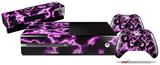 Electrify Hot Pink - Holiday Bundle Decal Style Skin fits XBOX One Console Original, Kinect and 2 Controllers (XBOX SYSTEM NOT INCLUDED)