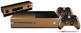 Smooth Fades Bronze Black - Holiday Bundle Decal Style Skin fits XBOX One Console Original, Kinect and 2 Controllers (XBOX SYSTEM NOT INCLUDED)