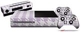 Houndstooth Lavender - Holiday Bundle Decal Style Skin fits XBOX One Console Original, Kinect and 2 Controllers (XBOX SYSTEM NOT INCLUDED)
