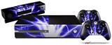 Lightning Blue - Holiday Bundle Decal Style Skin fits XBOX One Console Original, Kinect and 2 Controllers (XBOX SYSTEM NOT INCLUDED)
