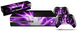 Lightning Purple - Holiday Bundle Decal Style Skin fits XBOX One Console Original, Kinect and 2 Controllers (XBOX SYSTEM NOT INCLUDED)