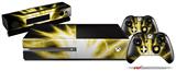 Lightning Yellow - Holiday Bundle Decal Style Skin fits XBOX One Console Original, Kinect and 2 Controllers (XBOX SYSTEM NOT INCLUDED)