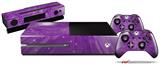 Stardust Purple - Holiday Bundle Decal Style Skin fits XBOX One Console Original, Kinect and 2 Controllers (XBOX SYSTEM NOT INCLUDED)
