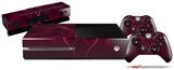 Abstract 01 Pink - Holiday Bundle Decal Style Skin fits XBOX One Console Original, Kinect and 2 Controllers (XBOX SYSTEM NOT INCLUDED)