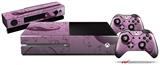 Feminine Yin Yang Purple - Holiday Bundle Decal Style Skin fits XBOX One Console Original, Kinect and 2 Controllers (XBOX SYSTEM NOT INCLUDED)
