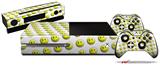 Smileys - Holiday Bundle Decal Style Skin fits XBOX One Console Original, Kinect and 2 Controllers (XBOX SYSTEM NOT INCLUDED)