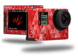 Triangle Mosaic Red - Decal Style Skin fits GoPro Hero 4 Silver Camera (GOPRO SOLD SEPARATELY)