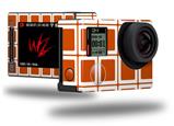 Squared Burnt Orange - Decal Style Skin fits GoPro Hero 4 Silver Camera (GOPRO SOLD SEPARATELY)