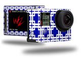 Boxed Royal Blue - Decal Style Skin fits GoPro Hero 4 Silver Camera (GOPRO SOLD SEPARATELY)