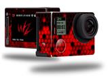 HEX Red - Decal Style Skin fits GoPro Hero 4 Silver Camera (GOPRO SOLD SEPARATELY)