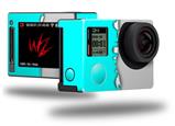 Ripped Colors Neon Teal Gray - Decal Style Skin fits GoPro Hero 4 Silver Camera (GOPRO SOLD SEPARATELY)