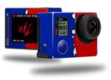 Ripped Colors Blue Red - Decal Style Skin fits GoPro Hero 4 Silver Camera (GOPRO SOLD SEPARATELY)