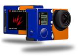 Ripped Colors Blue Orange - Decal Style Skin fits GoPro Hero 4 Silver Camera (GOPRO SOLD SEPARATELY)
