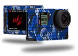 HEX Mesh Camo 01 Blue Bright - Decal Style Skin fits GoPro Hero 4 Silver Camera (GOPRO SOLD SEPARATELY)
