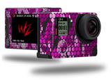 HEX Mesh Camo 01 Pink - Decal Style Skin fits GoPro Hero 4 Silver Camera (GOPRO SOLD SEPARATELY)