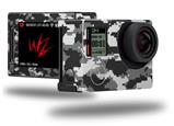 WraptorCamo Digital Camo Gray - Decal Style Skin fits GoPro Hero 4 Silver Camera (GOPRO SOLD SEPARATELY)