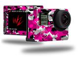 WraptorCamo Digital Camo Hot Pink - Decal Style Skin fits GoPro Hero 4 Silver Camera (GOPRO SOLD SEPARATELY)