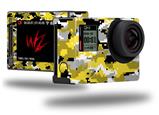 WraptorCamo Digital Camo Yellow - Decal Style Skin fits GoPro Hero 4 Silver Camera (GOPRO SOLD SEPARATELY)