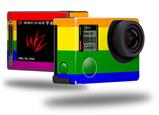 Rainbow Stripes - Decal Style Skin fits GoPro Hero 4 Silver Camera (GOPRO SOLD SEPARATELY)