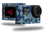 WraptorCamo Old School Camouflage Camo Navy - Decal Style Skin fits GoPro Hero 4 Silver Camera (GOPRO SOLD SEPARATELY)