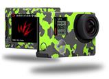 WraptorCamo Old School Camouflage Camo Lime Green - Decal Style Skin fits GoPro Hero 4 Silver Camera (GOPRO SOLD SEPARATELY)