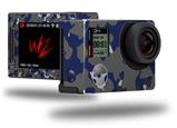 WraptorCamo Old School Camouflage Camo Blue Navy - Decal Style Skin fits GoPro Hero 4 Silver Camera (GOPRO SOLD SEPARATELY)
