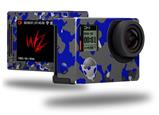 WraptorCamo Old School Camouflage Camo Blue Royal - Decal Style Skin fits GoPro Hero 4 Silver Camera (GOPRO SOLD SEPARATELY)