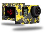 WraptorCamo Old School Camouflage Camo Yellow - Decal Style Skin fits GoPro Hero 4 Silver Camera (GOPRO SOLD SEPARATELY)