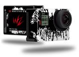 Big Kiss Lips White on Black - Decal Style Skin fits GoPro Hero 4 Silver Camera (GOPRO SOLD SEPARATELY)