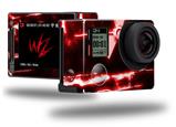 Radioactive Red - Decal Style Skin fits GoPro Hero 4 Silver Camera (GOPRO SOLD SEPARATELY)