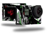 Abstract 02 Green - Decal Style Skin fits GoPro Hero 4 Silver Camera (GOPRO SOLD SEPARATELY)