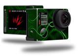Abstract 01 Green - Decal Style Skin fits GoPro Hero 4 Silver Camera (GOPRO SOLD SEPARATELY)