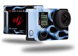 Metal Flames Blue - Decal Style Skin fits GoPro Hero 4 Silver Camera (GOPRO SOLD SEPARATELY)