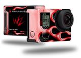 Metal Flames Red - Decal Style Skin fits GoPro Hero 4 Silver Camera (GOPRO SOLD SEPARATELY)