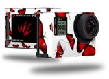 Butterflies Red - Decal Style Skin fits GoPro Hero 4 Silver Camera (GOPRO SOLD SEPARATELY)