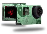 Feminine Yin Yang Green - Decal Style Skin fits GoPro Hero 4 Silver Camera (GOPRO SOLD SEPARATELY)