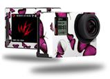 Butterflies Purple - Decal Style Skin fits GoPro Hero 4 Silver Camera (GOPRO SOLD SEPARATELY)