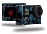 Skulls Confetti Blue - Decal Style Skin fits GoPro Hero 4 Silver Camera (GOPRO SOLD SEPARATELY)