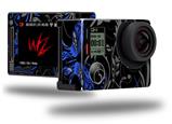 Twisted Garden Gray and Blue - Decal Style Skin fits GoPro Hero 4 Silver Camera (GOPRO SOLD SEPARATELY)