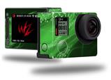 Mystic Vortex Green - Decal Style Skin fits GoPro Hero 4 Silver Camera (GOPRO SOLD SEPARATELY)